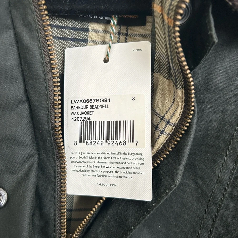 Barbour Women's Dark Green Utility Jacket - Picture 5 of 6